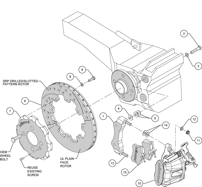MINI-COOPER KIT,REAR W/PARK BRAKE,11.75"