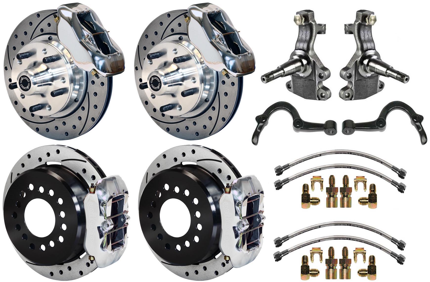 64-72 GM A-BODY FULL DISC BRAKE KIT & 2