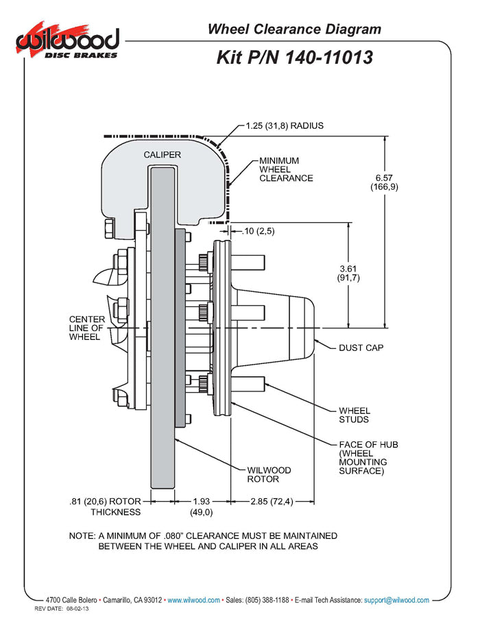 37-48 FORD KIT,FRONT,FDL,.810,11",RED