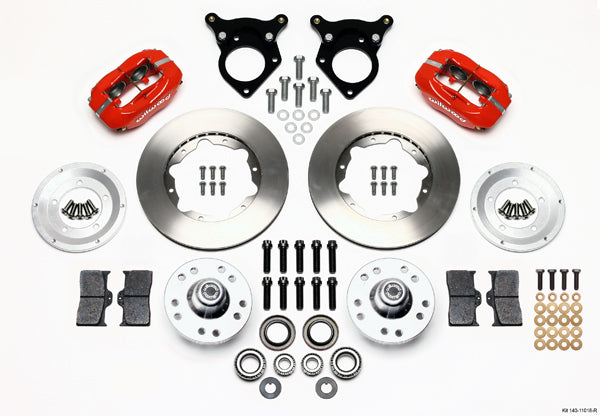 87-93 FULL SUSPENSION,11" BRAKES,REAR KIT,RED