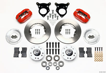 87-93 FULL SUSPENSION,11" BRAKES,REAR KIT,RED