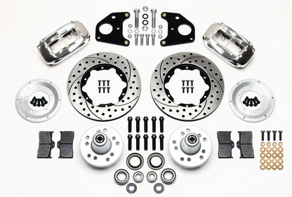 62-72 CDP B&E DRUM,FRONT,11" DRILLED ROTORS,POLISHED