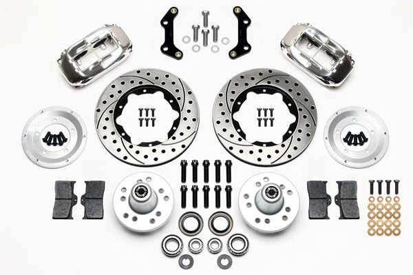 70-72 CDP B&E DISC,FRONT,11" DRILLED ROTORS,POLISHED