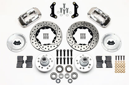 70-72 CDP B&E DISC,FRONT,11" DRILLED ROTORS,POLISHED