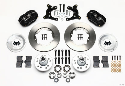 60-72 CDP A-BODY W/9" DRUMS FULL DISC BRAKE KIT,11" ROTORS,BLACK CALIPERS