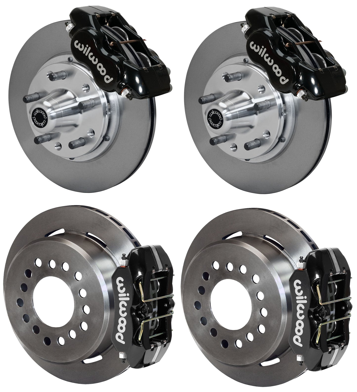 65-69 FORD,MERCURY FULL DISC BRAKE KIT,11" ROTORS,BLACK CALIPERS
