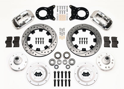 65-69 MUSTANG KIT,FRONT,12",DRILLED,POLISH