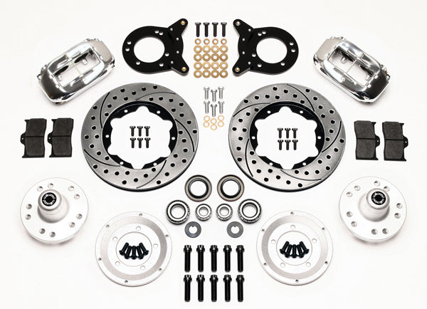 70-73 MUSTANG KIT,FRONT,11",DRILLED,POLISH