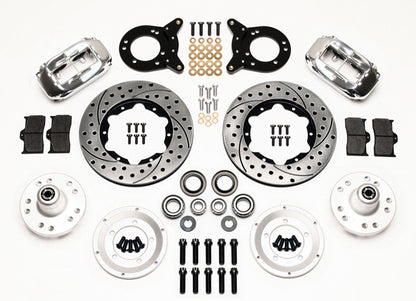 70-73 MUSTANG KIT,FRONT,11",DRILLED,POLISH