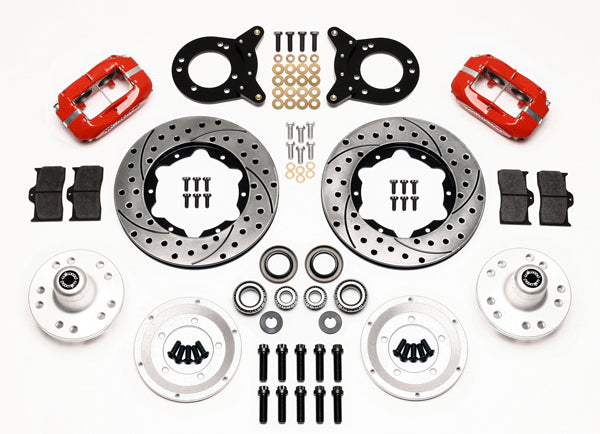 71-73 FULL SUSPENSION,11" BRAKES,REAR KIT,RED,D