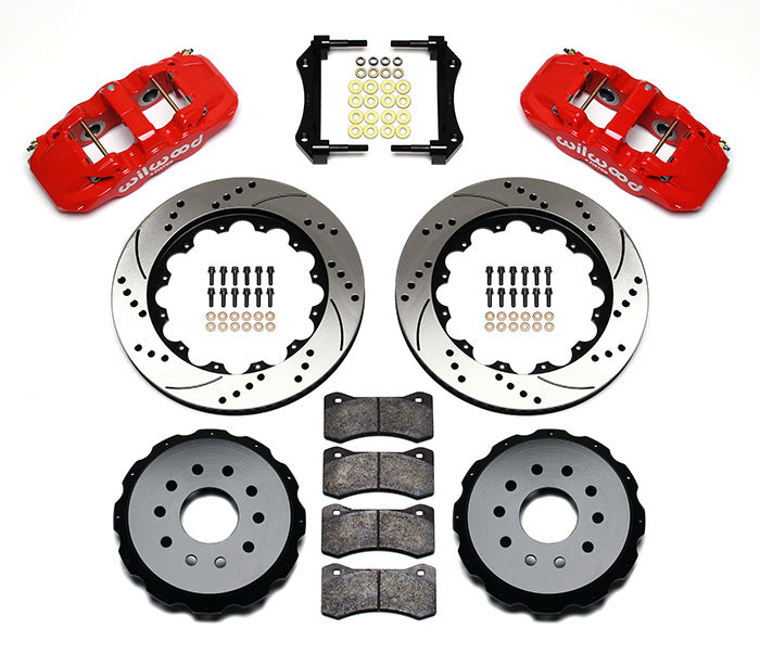 97-13 CORVETTE C5 & C6,REAR,AERO4,DR,RED