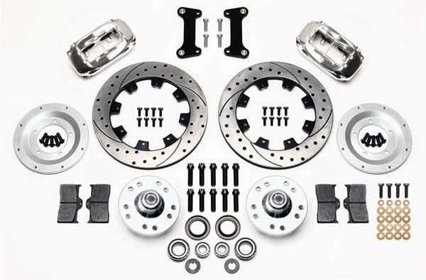 82-92 CAMARO KIT,FRONT,FDL,.810",12.19" DRILLED ROTORS,POLISHED CALIPERS