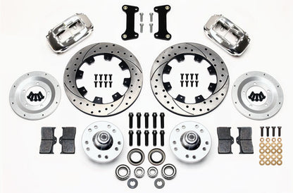 82-92 CAMARO KIT,FRONT,FDL,.810",12.19" DRILLED ROTORS,POLISHED CALIPERS