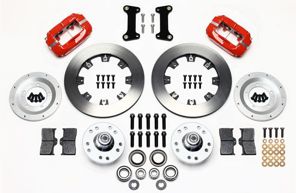 82-92 CAMARO KIT,FRONT,FDL,.810",12.19" ROTORS,RED CALIPERS