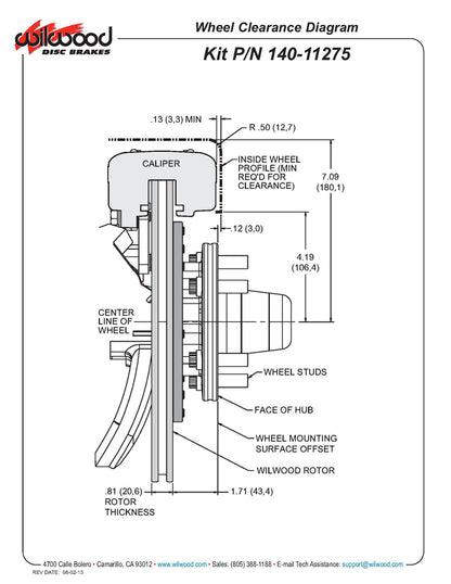 82-92 CAMARO KIT,FRONT,FDL,.810",12.19" ROTORS,RED CALIPERS