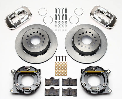 55-57 CHEVY FULL DISC BRAKE KIT,2" DROP SPINDLES,12" ROTORS,POLISH