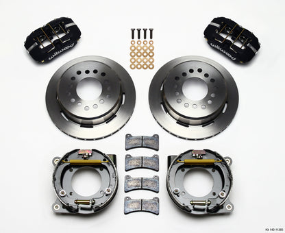65-68 IMPALA FULL DISC BRAKE KIT,11" ROTORS,BLACK CALIPERS