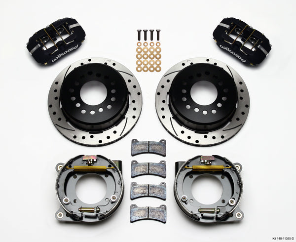 GM C-10 C-KIT,2.42",REAR PB,11" DRILLED ROTORS,BLACK CALIPERS