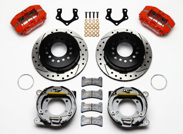 MOPAR/DANA 60,2.50",REAR PB,11" DRILLED ROTORS,RED