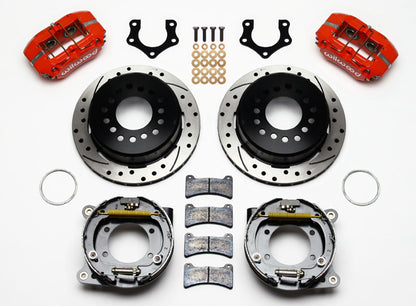 MOPAR/DANA 60,2.50",REAR PB,11" DRILLED ROTORS,RED