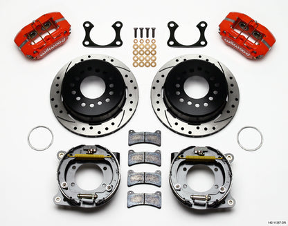 BIG FORD KIT,2.36",REAR PB,11",DRILLED,RED