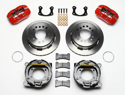 64-66 A-BODY REAR & WIL BRAKES,11" ROTORS,RED