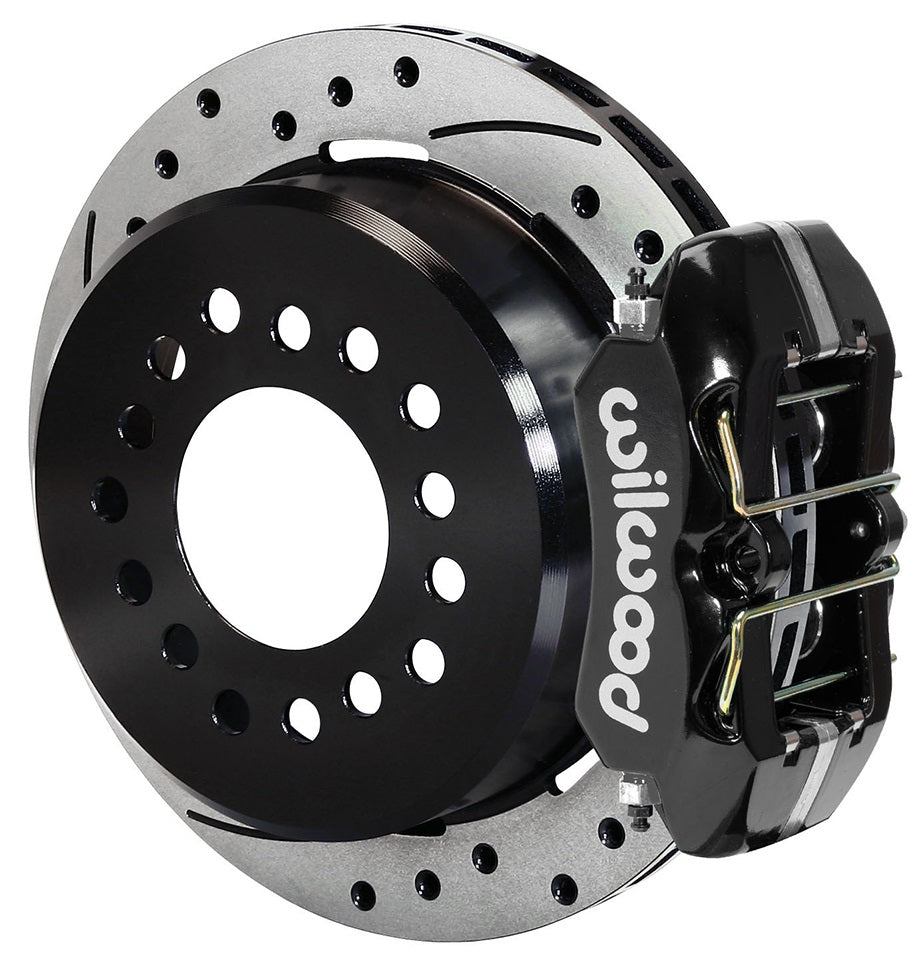 BIG FORD NEW KIT,2.50",REAR PB,STAGGERED SHOCKS,DPLP,11" DRILLED ROTORS,BLACK