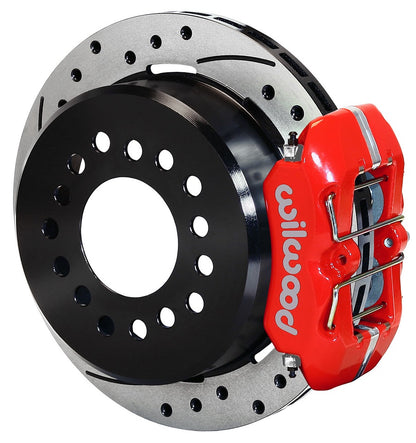 BIG FORD NEW KIT,2.50",REAR PB,STAGGERED SHOCKS,DPLP,11" DRILLED ROTORS,RED