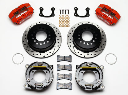 SMALL FORD KIT,2.66",REAR PB,11",DRILLED,RED