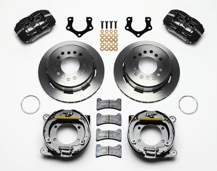 65-72 CDP C-BODY W/DRUMS FULL DISC BRAKE KIT,11" ROTORS,BLACK CALIPERS