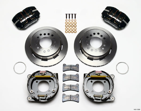 COILOVER & 4-LINK SYSTEM,WILWOOD 11" BRAKES,BLACK CALIPERS,70-81 GM F-BODY