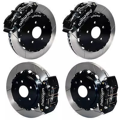 09-13 NISSAN 370Z FULL DISC BRAKE KIT,13" ROTORS,BLACK CALIPERS