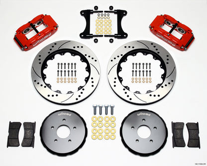 09-13 NISSAN 370Z,FRONT,14",DRILLED,RED