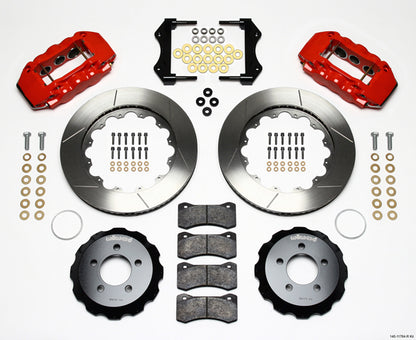05-11 CHARGER FULL DISC BRAKE KIT,14" ROTORS,RED CALIPERS