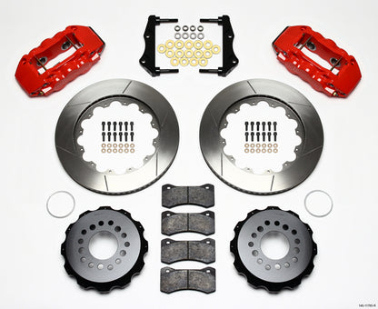05-11 CHARGER FULL DISC BRAKE KIT,14" ROTORS,RED CALIPERS