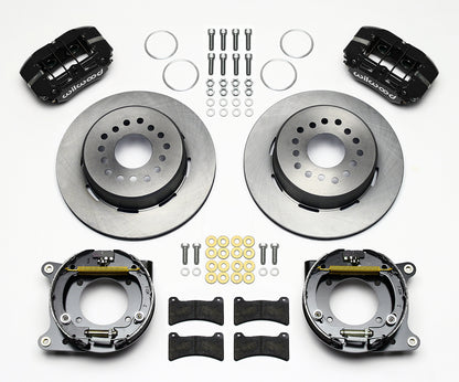 57-62 CORVETTE FULL DISC BRAKE KIT,11" ROTORS,BLACK CALIPERS