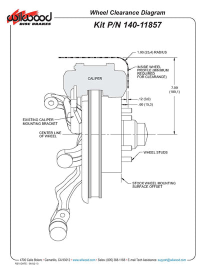 1965-1982 CORVETTE D8-6 6 PISTON BRAKE CALIPER & PAD SET,FRONT,BLACK