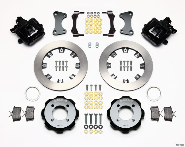 2011-2019 FORD FIESTA,REAR WITH PARKING BRAKE,11.75" ROTORS,BLACK CALIPERS