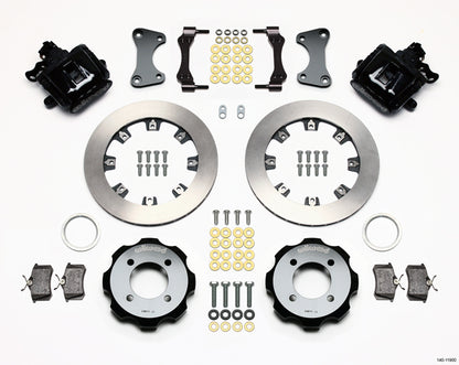 2011-2019 FORD FIESTA,REAR WITH PARKING BRAKE,11.75" ROTORS,BLACK CALIPERS