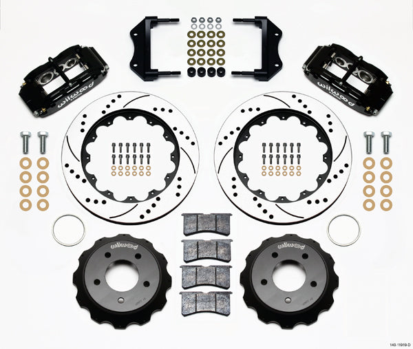 85-87 CORVETTE KIT,FRONT,SL6R,14",DRILLED