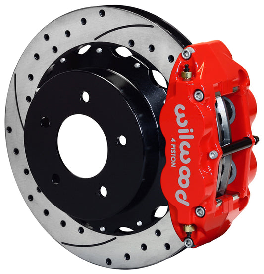 84-87 CORVETTE C4,REAR PB,12.88",DRILLED,RED