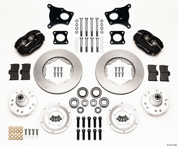 71-74 AMC FULL DISC BRAKE KIT,11" ROTORS,BLACK CALIPERS