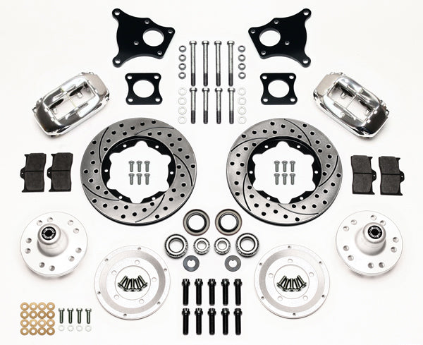 69-76 AMC BRAKE KIT,FRONT,FDL,11",DR,POLISHED