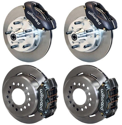 71-74 AMC FULL DISC BRAKE KIT,11" ROTORS,BLACK CALIPERS