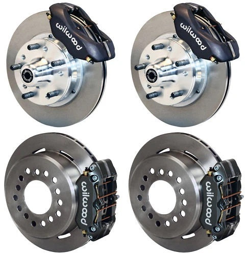 71-74 AMC FULL DISC BRAKE KIT,11" ROTORS,BLACK CALIPERS