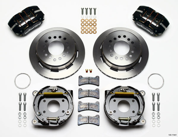 71-74 AMC FULL DISC BRAKE KIT,11" ROTORS,BLACK CALIPERS