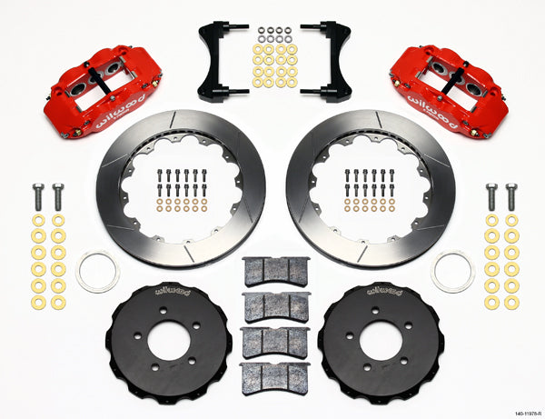 06-12 CIVIC FULL DISC BRAKE KIT,13/12" ROTORS,RED CALIPERS