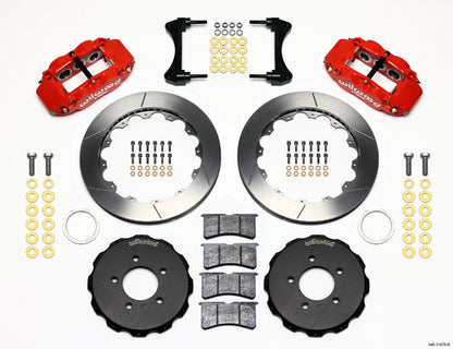 06-12 CIVIC FULL DISC BRAKE KIT,13/12" ROTORS,RED CALIPERS