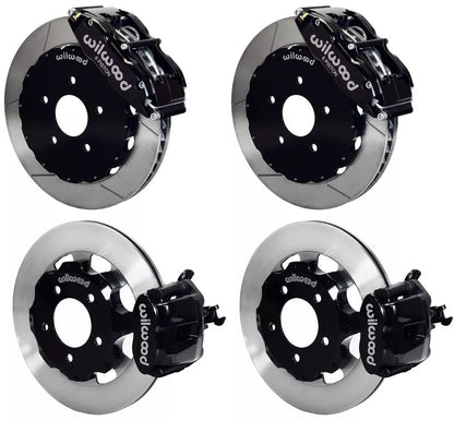 06-12 CIVIC FULL DISC BRAKE KIT,13/12" ROTORS,BLACK CALIPERS