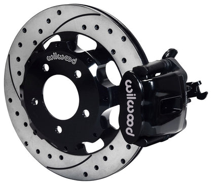 06-12 HONDA CIVIC CR-Z,REAR PB,12" DRILLED ROTORS,BLACK